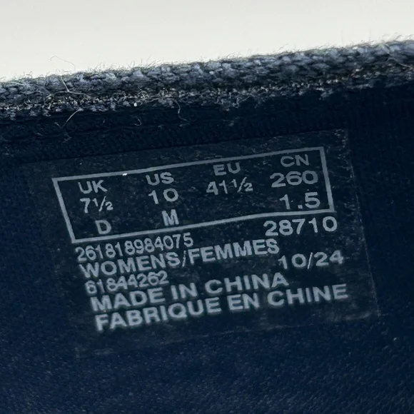 Clarks Cloudsteppers Breeze Vibe Navy Slip-On Shoes Women’s Size 10 NWB - Picture 9 of 11